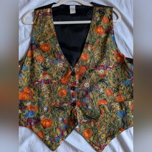 Fall/Autumn/Halloween Teacher Vest Size Large